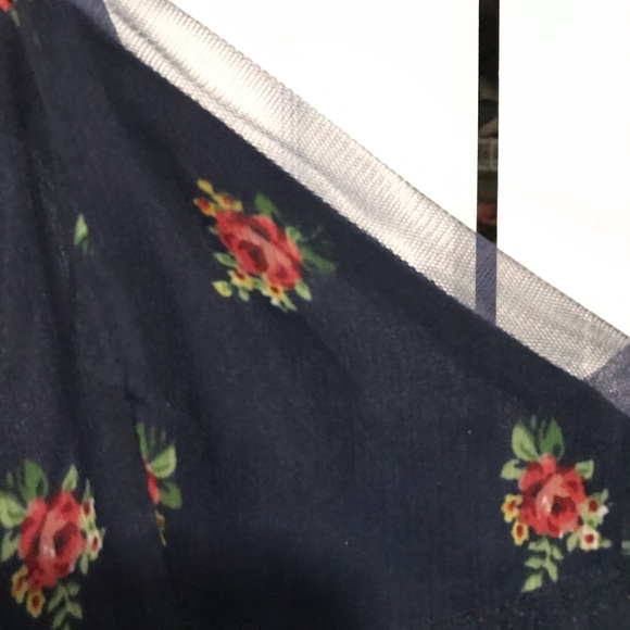 ABERCROMBIE Blue floral flowy dress - Picture 4 of 6